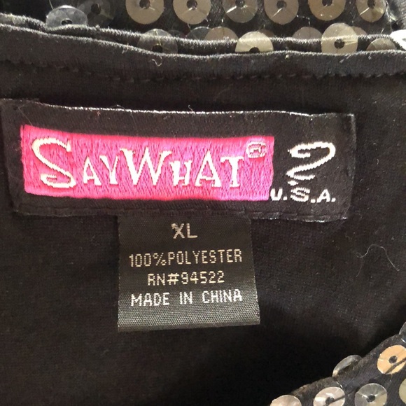 Black Sequin Designer Mini Sleeveless Dress 👗 - Picture 10 of 11